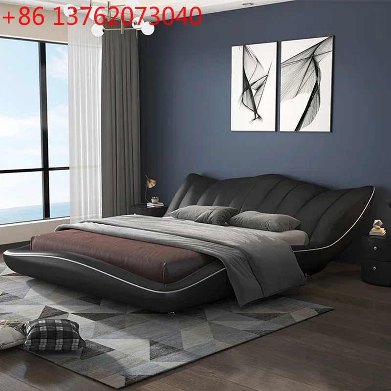 Luxury Japanese Skincare - Sun Black Design Double Bed Luxury