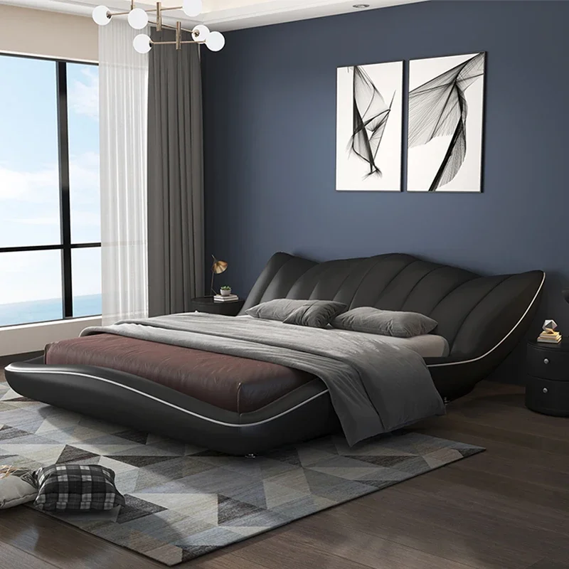 Luxury Japanese Skincare - Sun Black Design Double Bed Luxury