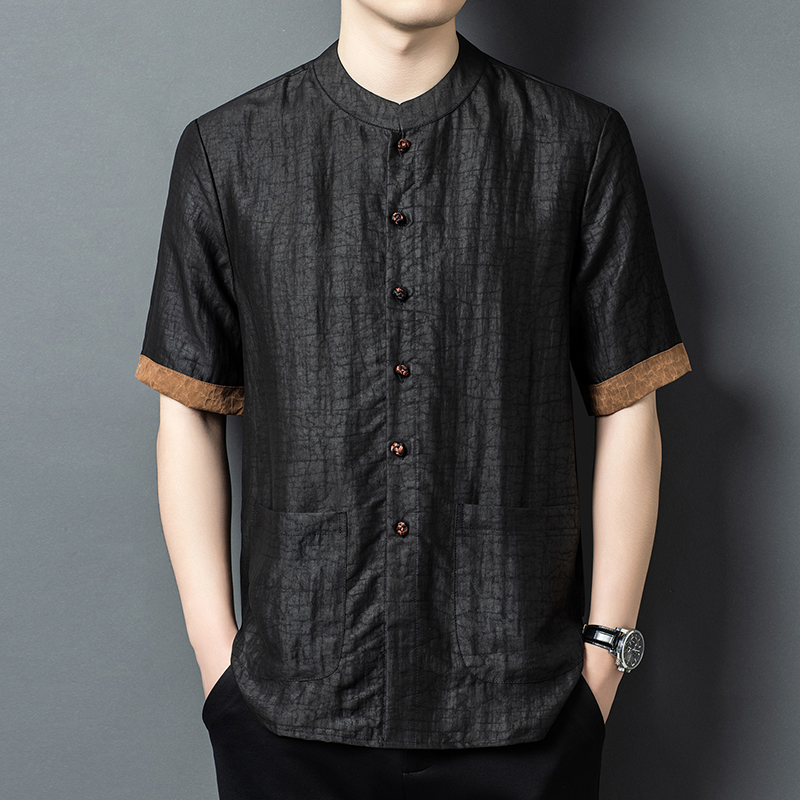 Real Silk 100% Collarless Shir - Luxury Skincare Men ulasan dan harga