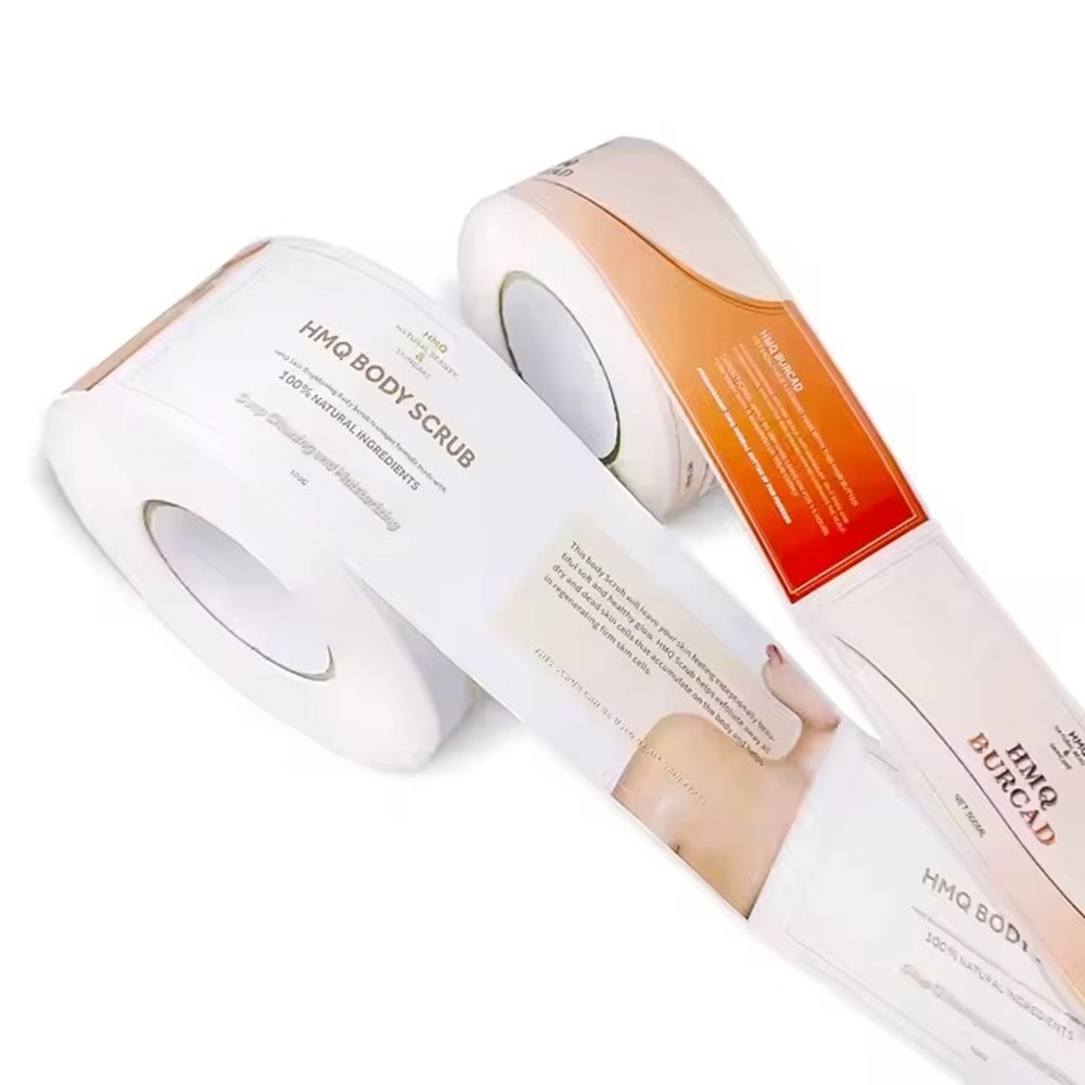 Custom Luxury Vinyl Labels｜Wat - Luxury Skincare Logo ulasan dan harga