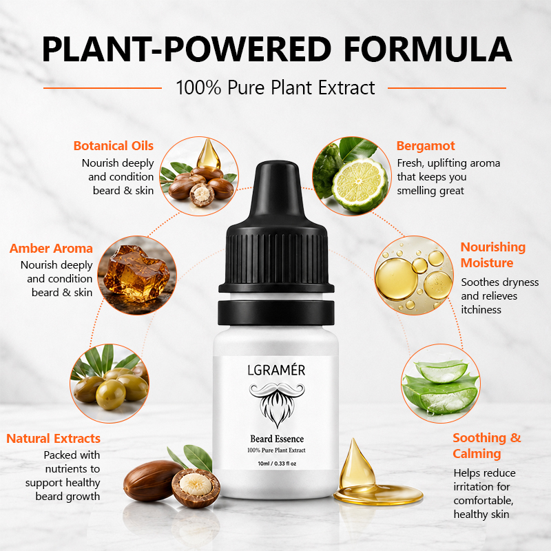 Men's Beard Growth Serum Nouri - Epidermal Growth Factor ulasan dan harga