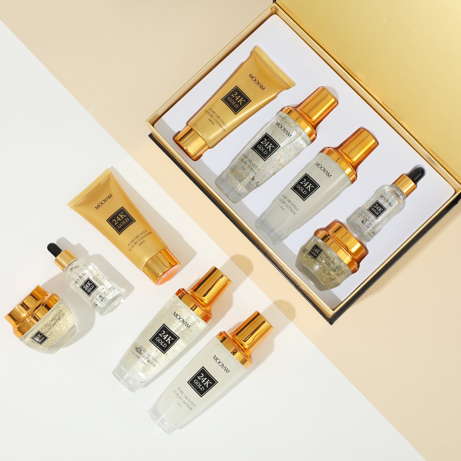 24K Gold LUXURY Moisturizin An - Luxury Skincare Moisturizer ulasan dan harga