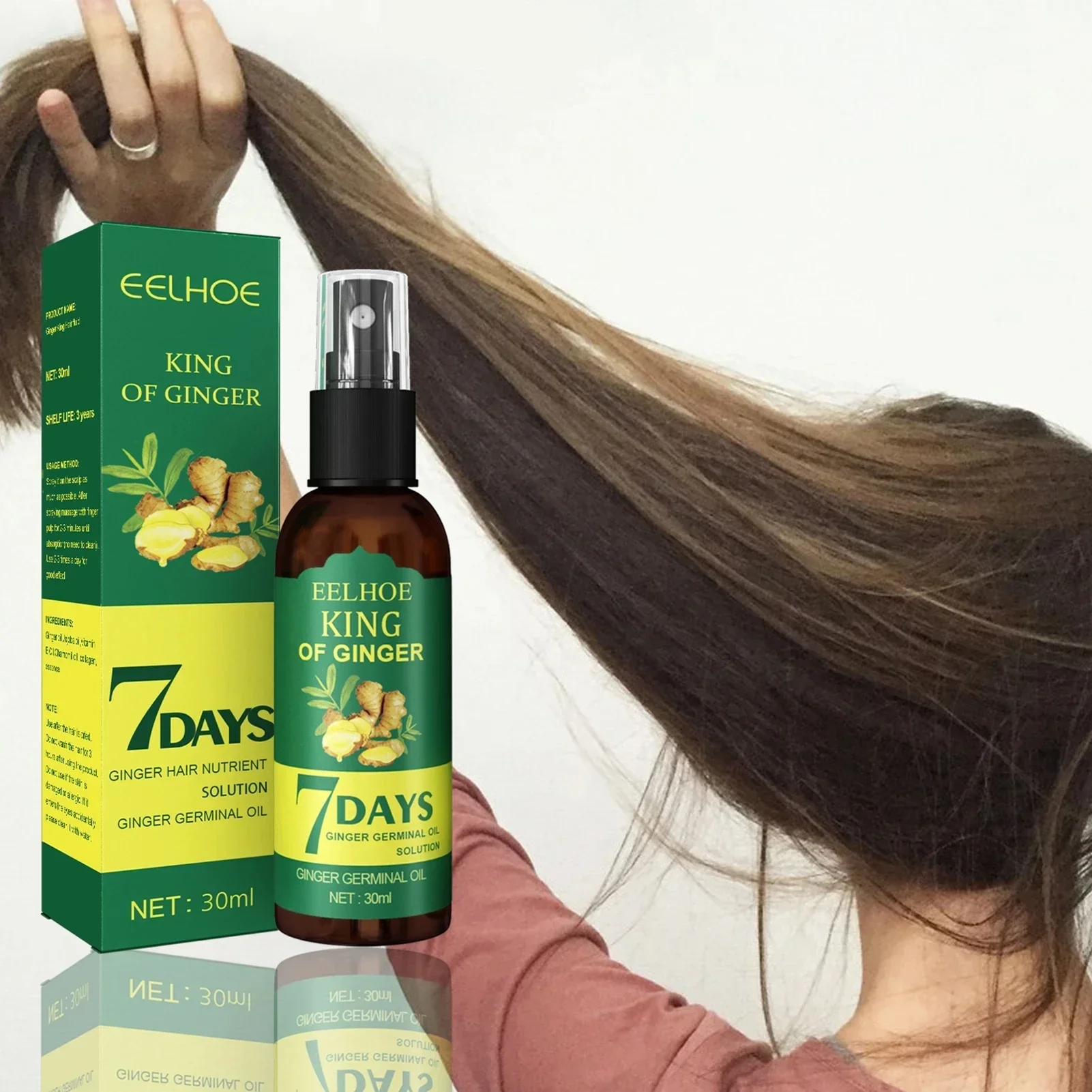 2024 Ginger Hair Growth Serum  - Epidermal Growth Factor ulasan dan harga