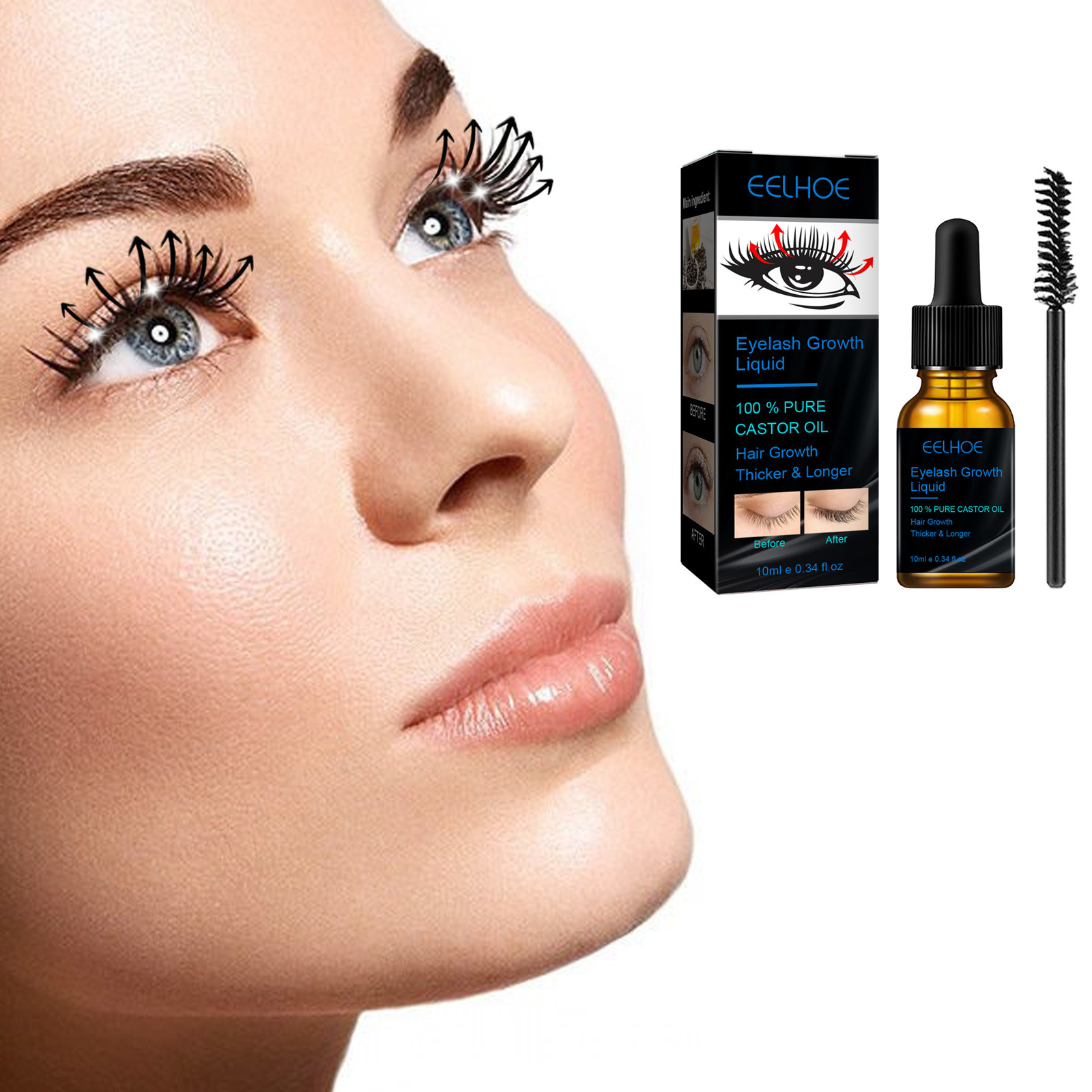 Castor Oil Eyelash Growth Seru - Epidermal Growth Factor ulasan dan harga