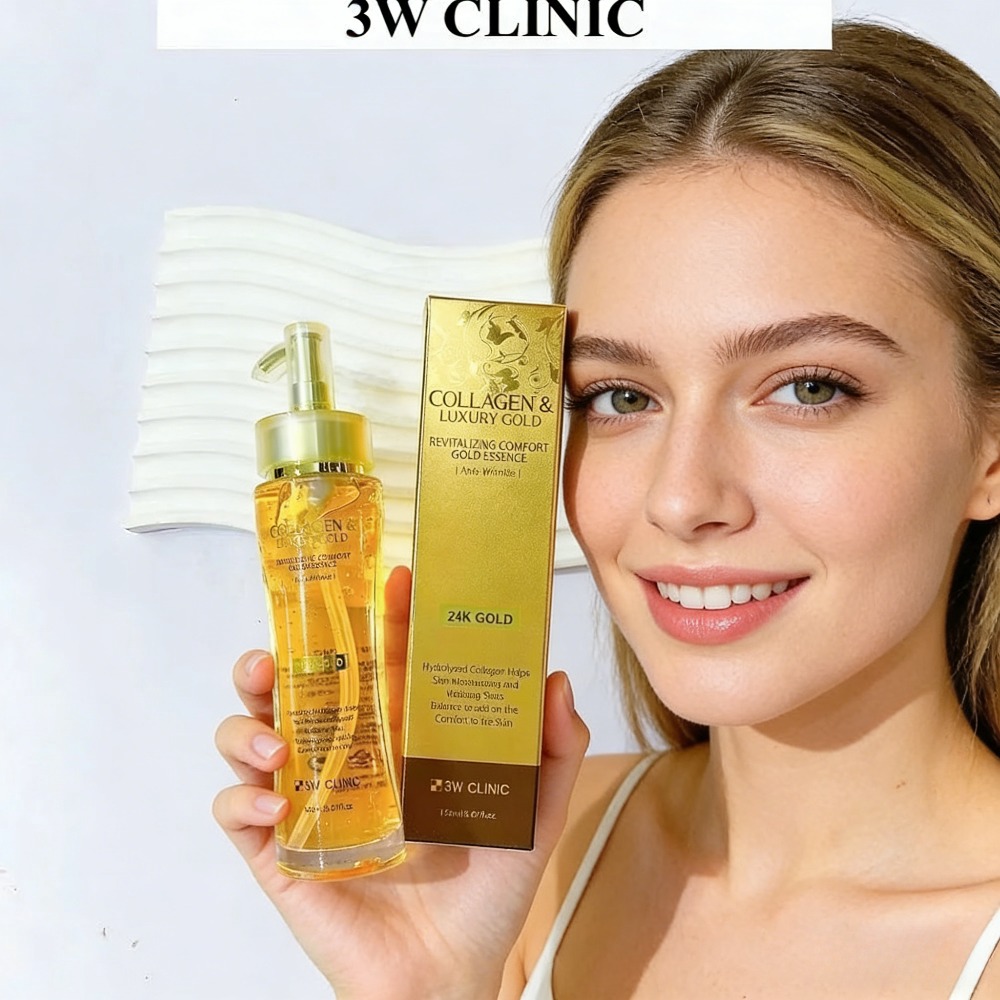 3WCLINIC Collagen & Luxury Gol - Luxury Skincare Essence ulasan dan harga