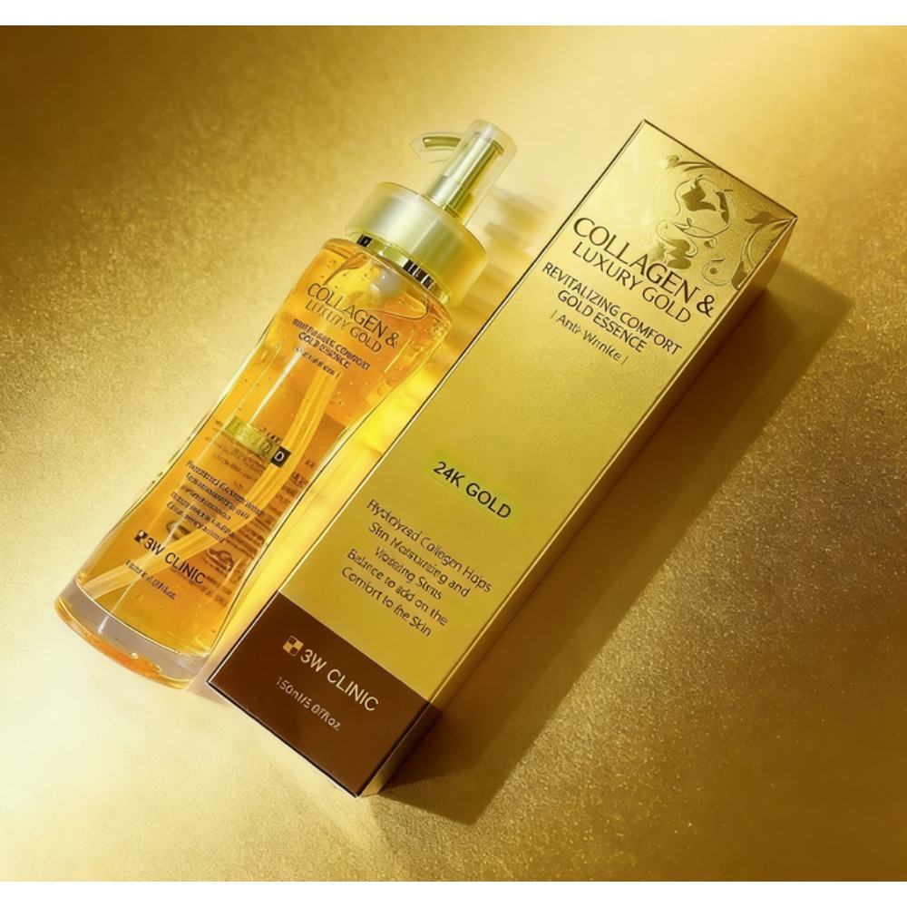 3WCLINIC Collagen & Luxury Gol - Luxury Skincare Essence ulasan dan harga