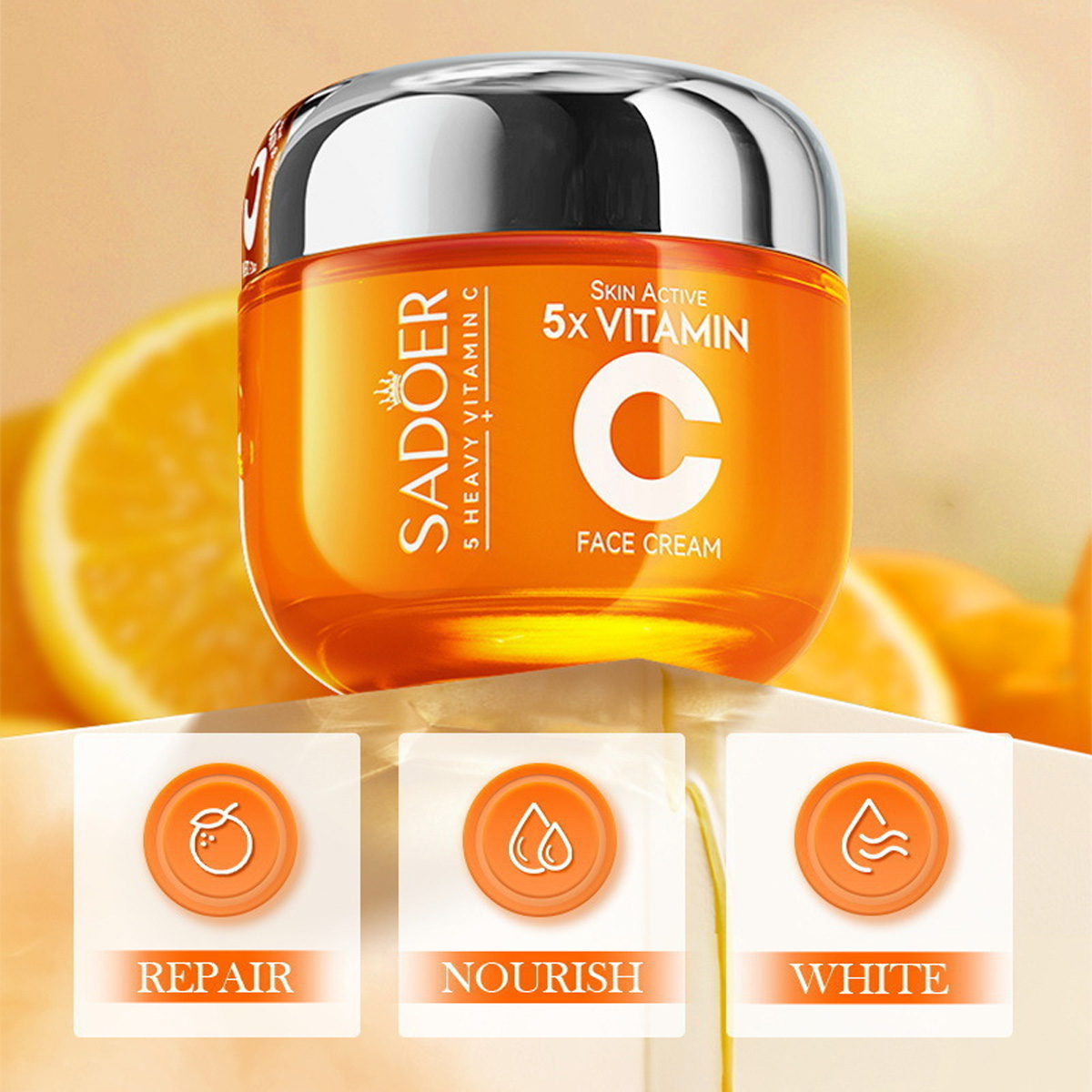 Vitamin C Skincare 6-Piece Gif - Luxury Skincare Kit ulasan dan harga